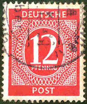 019 Deutsche Post - Wert 12 Pfennig