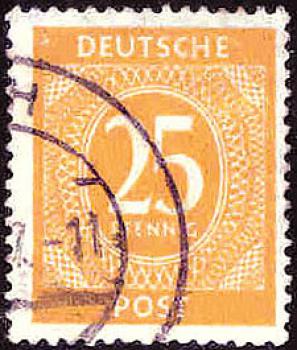 043 Deutsche Post - Wert 25 Pfennig