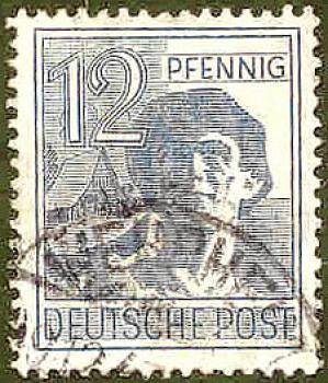 046 Deutsche Post - Wert 12 Pfennig