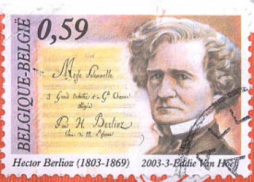 047 Belgien - Belgique-Belgie - Wert 0,59 - Hector Berlioz (1803-1869) - 2003-3 Eddie Van Hoef