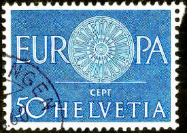 139 Schweiz - Helvetia - Wert 50 - Europa Cept
