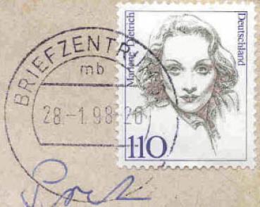 170 Deutschland - Wert 110 - Marlene Dietrich