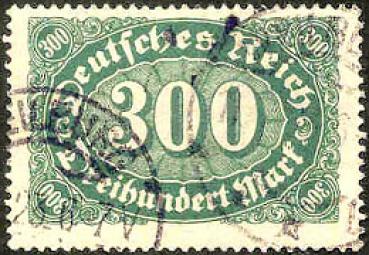 213 Deutsches Reich - Wert 300 Mark