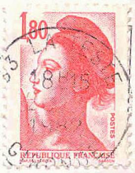 011 Frankreich - Postes Republique Francaise - Wert 1,80