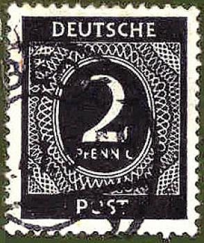026 Deutsche Post - Wert 2 Pfennig