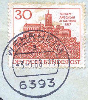 305 Deutsche Bundespost - Wert 30 - Thesen-Anschlag 31. Oktober 1517