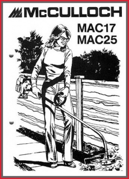 McCulloch Montageanleitung - für Rasentrimmer MAC17 und MAC25 - Original