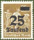201 Deutsches Reich - Wert 25 M - 25 Tausend