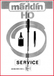 Märklin H0 Serviceheft (2) - für Fahrzeuge mit Ersatzteil Liste