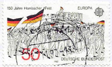 020 Deutsche Bundespost - Wert 50 - 150 Jahre Hambacher Fest