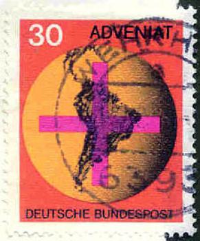 027 Deutsche Bundespost - Wert 30 - Adveniat