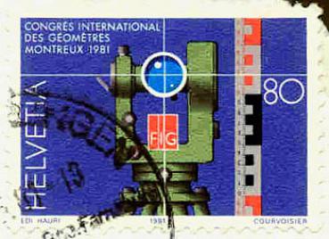 056 Schweiz - Helvetia - Wert 80 - Congrès International Montreux 1981