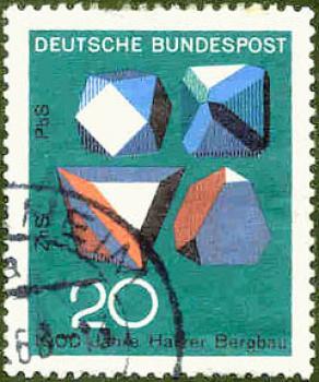 203 Deutsche Bundespost - Wert 20 - 1000 Jahre Harzer Bergbau