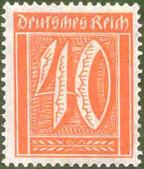 189 Deutsches Reich - Wert 40