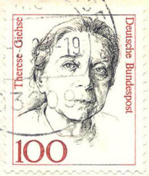 282 Deutsche Bundespost - Wert 100 - Therese Giehse