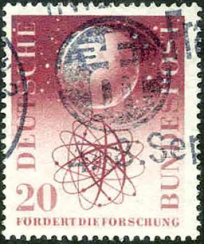 130 Deutsche Bundespost - Wert 20 - Fördert die Forschung