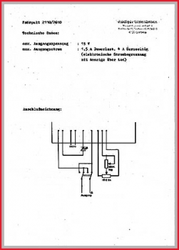 Uhlenbrock - Anschlußanleitung für Fahrpult 2110/2610