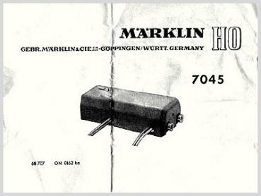 Märklin H0 Einbauanleitung für Universal-Fernschalter 7045