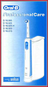 Braun Gebrauchsanweisung - für Elektrische Zahnbürste Oral-B - D 16.565 - Original