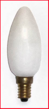 Philips Glübirne (1) - weiß in Kerzenform glatt