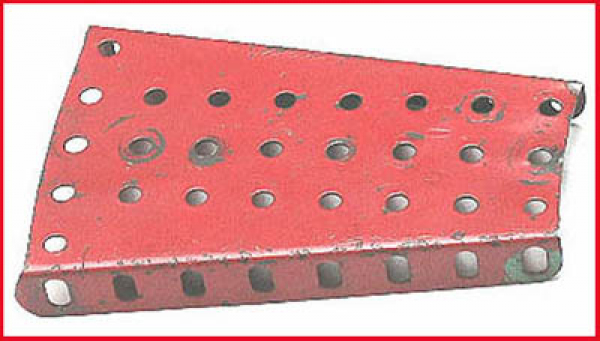 Märklin Metallbaukasten - abgewinkelte Sektorplatte 54