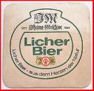 Bierdeckel - Licher Bier - Ihring Melchior
